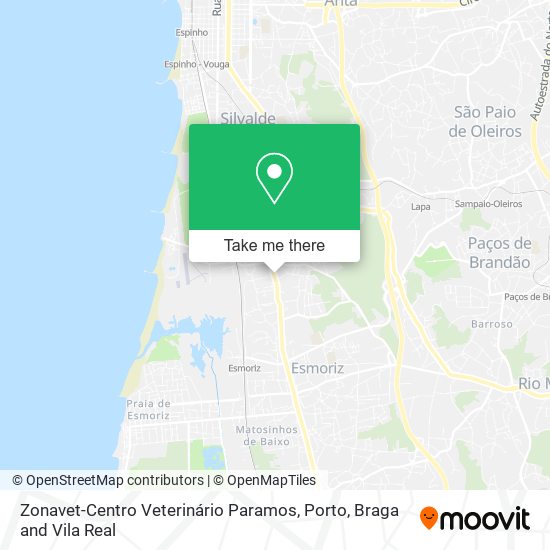 Zonavet-Centro Veterinário Paramos map