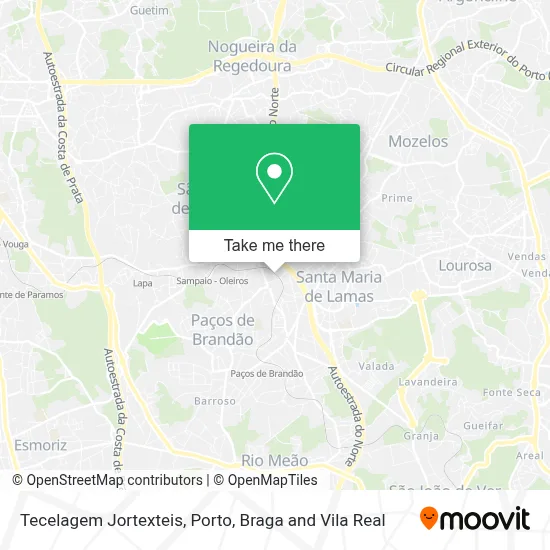 Tecelagem Jortexteis map