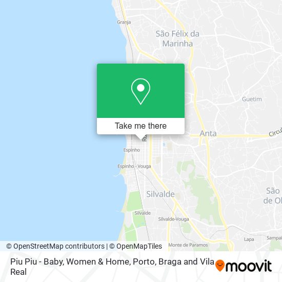 Piu Piu - Baby, Women & Home map