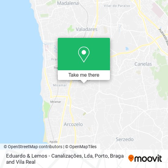 Eduardo & Lemos - Canalizações, Lda map