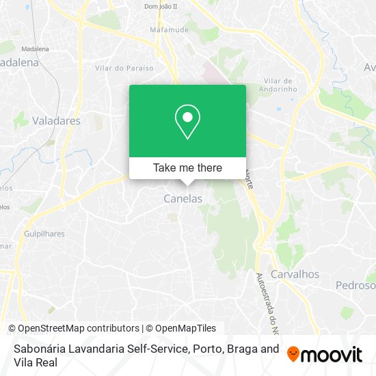 Sabonária Lavandaria Self-Service map