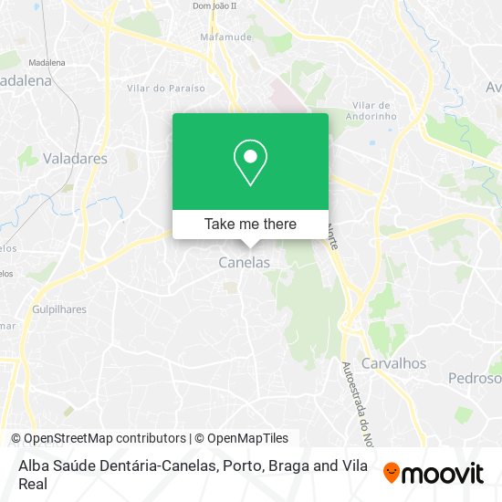Alba Saúde Dentária-Canelas map