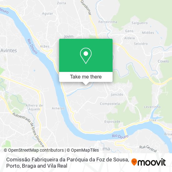 Comissão Fabriqueira da Paróquia da Foz de Sousa map