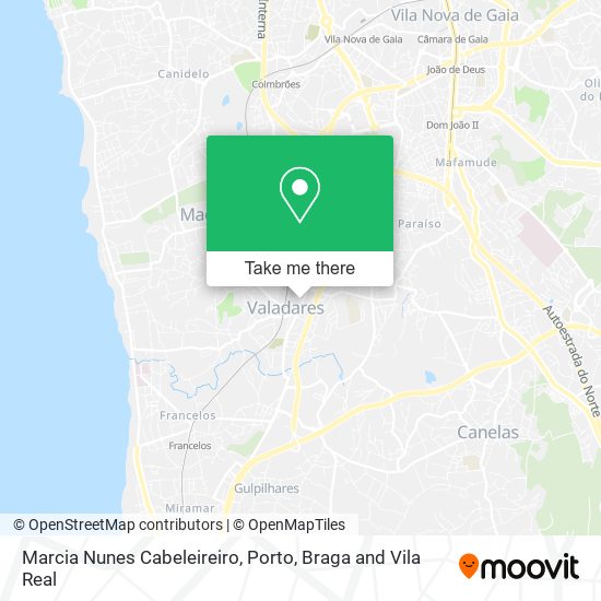 Marcia Nunes Cabeleireiro mapa