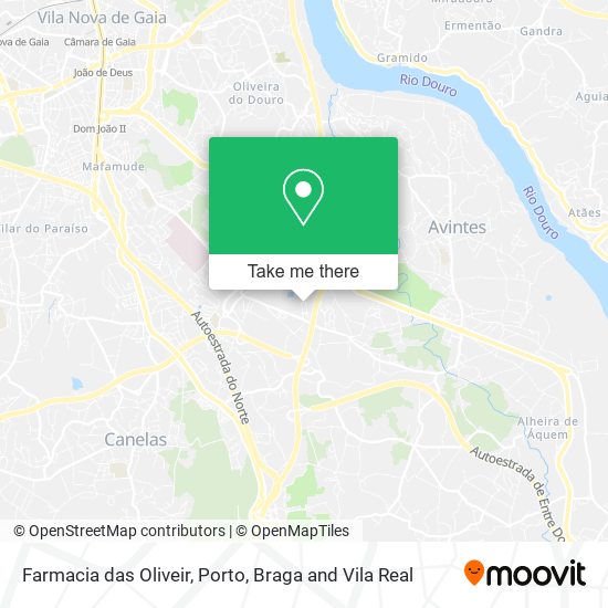 Farmacia das Oliveir map