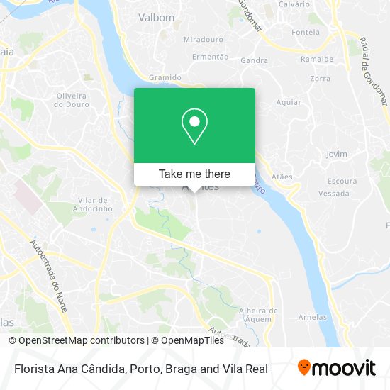 Florista Ana Cândida map