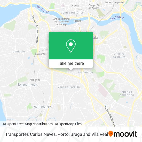 Transportes Carlos Neves map