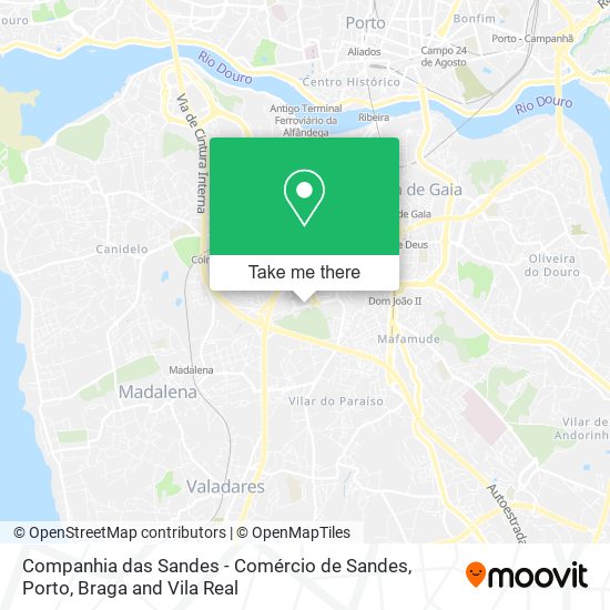 Companhia das Sandes - Comércio de Sandes map