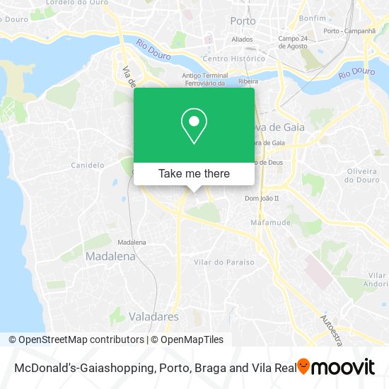 McDonald's-Gaiashopping map