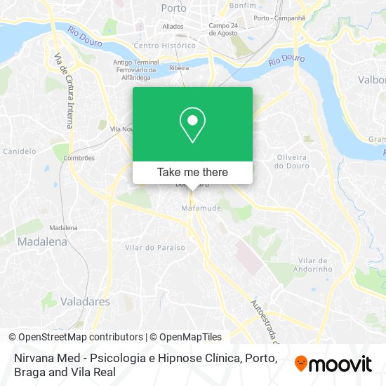 Nirvana Med - Psicologia e Hipnose Clínica map