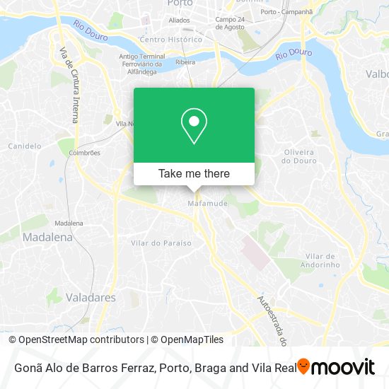 Gonã Alo de Barros Ferraz map