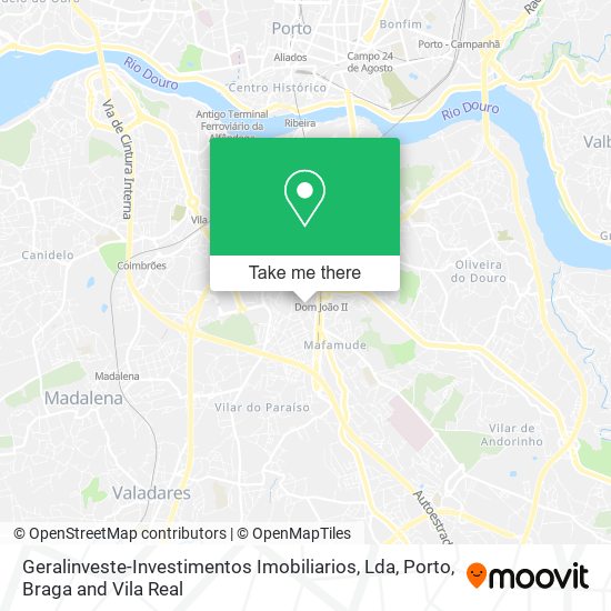 Geralinveste-Investimentos Imobiliarios, Lda map