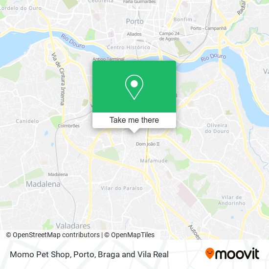 Momo Pet Shop map
