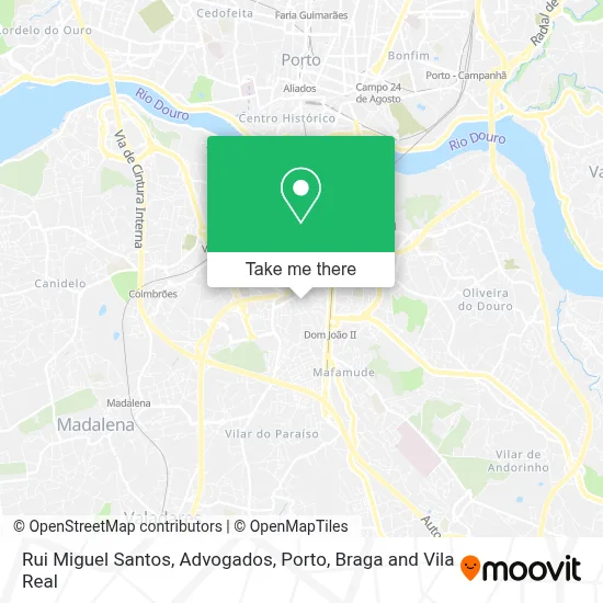 Rui Miguel Santos, Advogados map