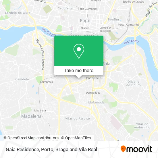 Gaia Residence map