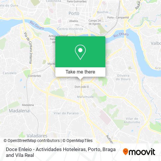 Doce Enleio - Actividades Hoteleiras map