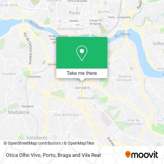 Otica Olho Vivo map