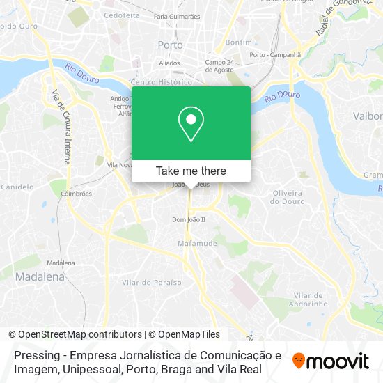 Pressing - Empresa Jornalística de Comunicação e Imagem, Unipessoal map