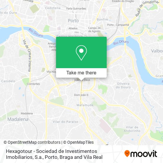 Hexagotour - Sociedad de Investimentos Imobiliarios, S.a. mapa