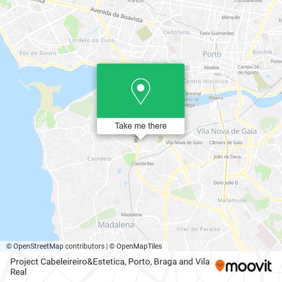 Project Cabeleireiro&Estetica map