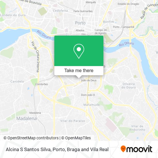 Alcina S Santos Silva map