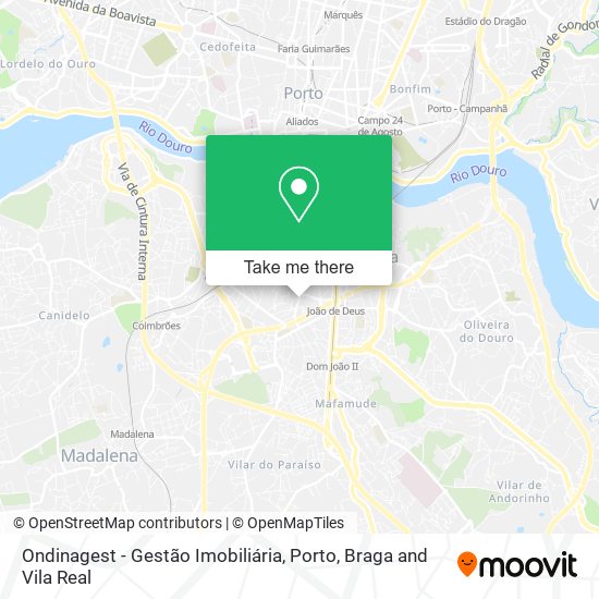 Ondinagest - Gestão Imobiliária mapa