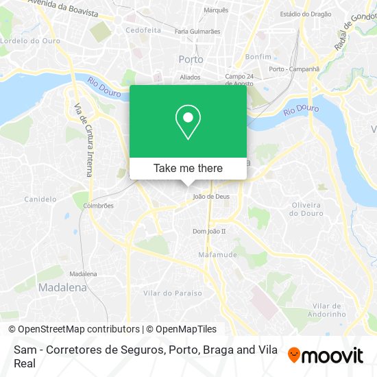 Sam - Corretores de Seguros mapa