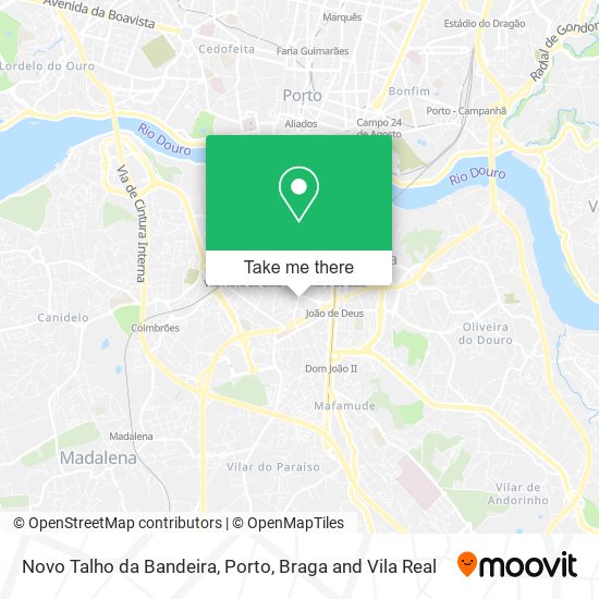 Novo Talho da Bandeira map