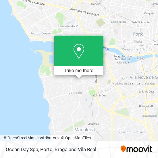 Ocean Day Spa map
