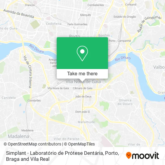 Simplant - Laboratório de Prótese Dentária map