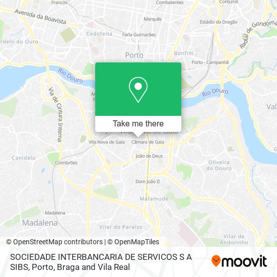 SOCIEDADE INTERBANCARIA DE SERVICOS S A SIBS mapa