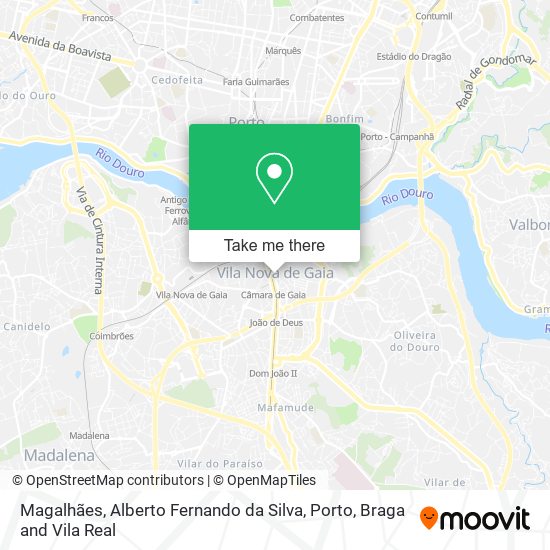 Magalhães, Alberto Fernando da Silva map