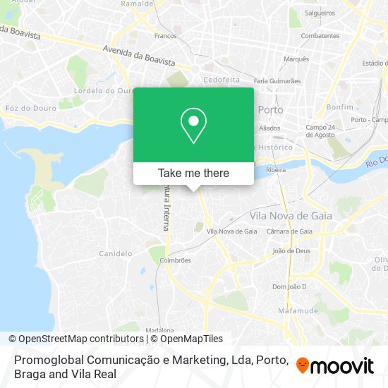 Promoglobal Comunicação e Marketing, Lda mapa