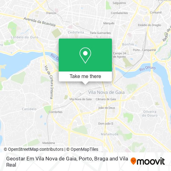 Geostar Em Vila Nova de Gaia map