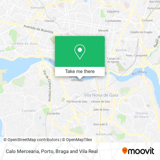 Calo Mercearia map