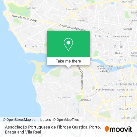 Associação Portuguesa de Fibrose Quística map