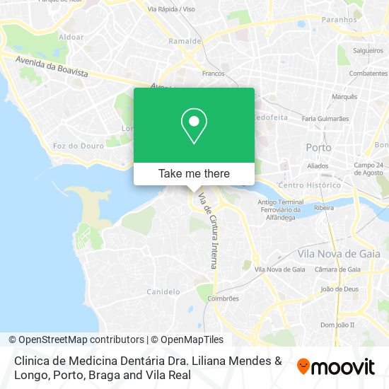 Clinica de Medicina Dentária Dra. Liliana Mendes & Longo map