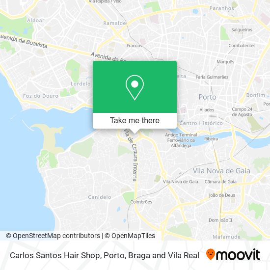 Carlos Santos Hair Shop map