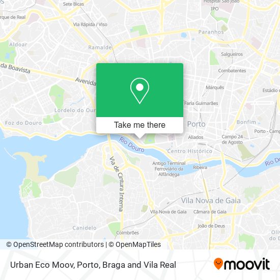 Urban Eco Moov mapa