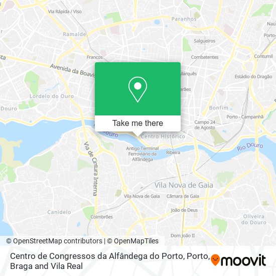 Centro de Congressos da Alfândega do Porto map