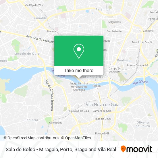 Sala de Bolso - Miragaia map