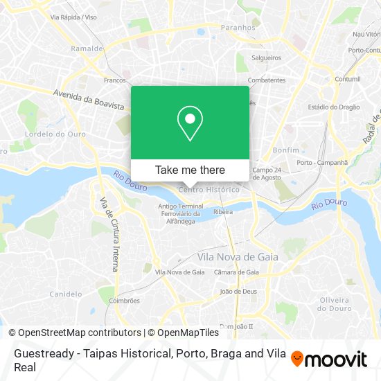 Guestready - Taipas Historical map