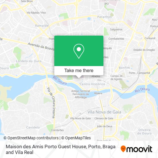 Maison des Amis Porto Guest House mapa