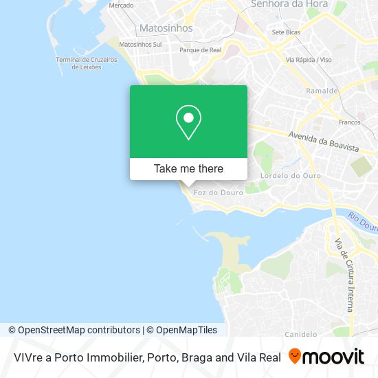 VIVre a Porto Immobilier map