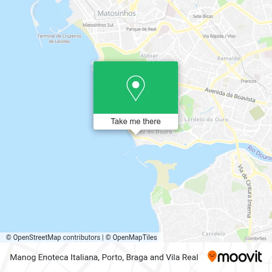 Manog Enoteca Italiana map