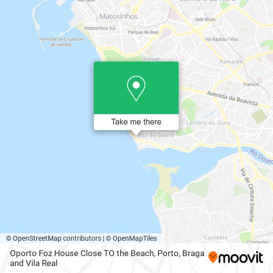 Oporto Foz House Close TO the Beach mapa