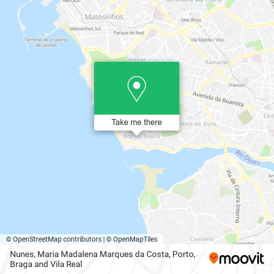 Nunes, Maria Madalena Marques da Costa map