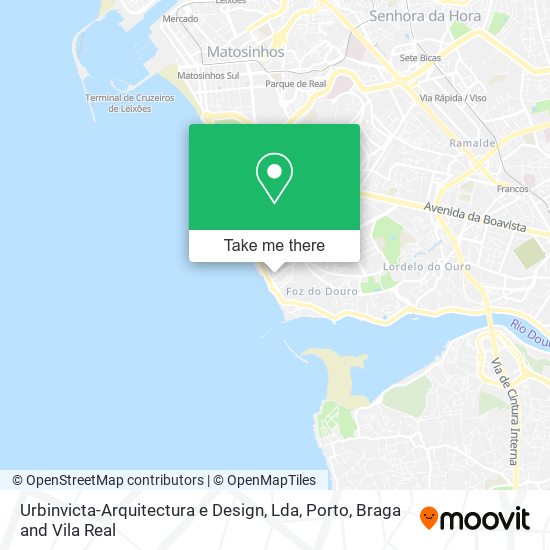 Urbinvicta-Arquitectura e Design, Lda mapa