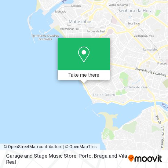 Garage and Stage Music Store map