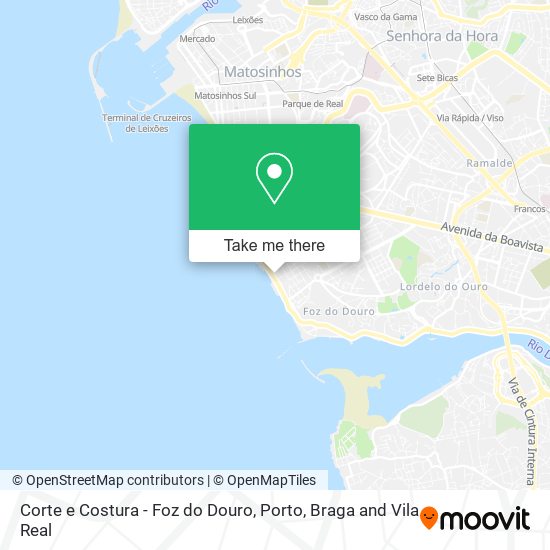 Corte e Costura - Foz do Douro map